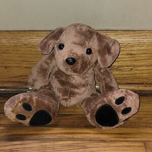 Chosun Big Feet Brown Chocolate Lab Dog Plush 14 Inch JC Penney Stuffed Animal‎
